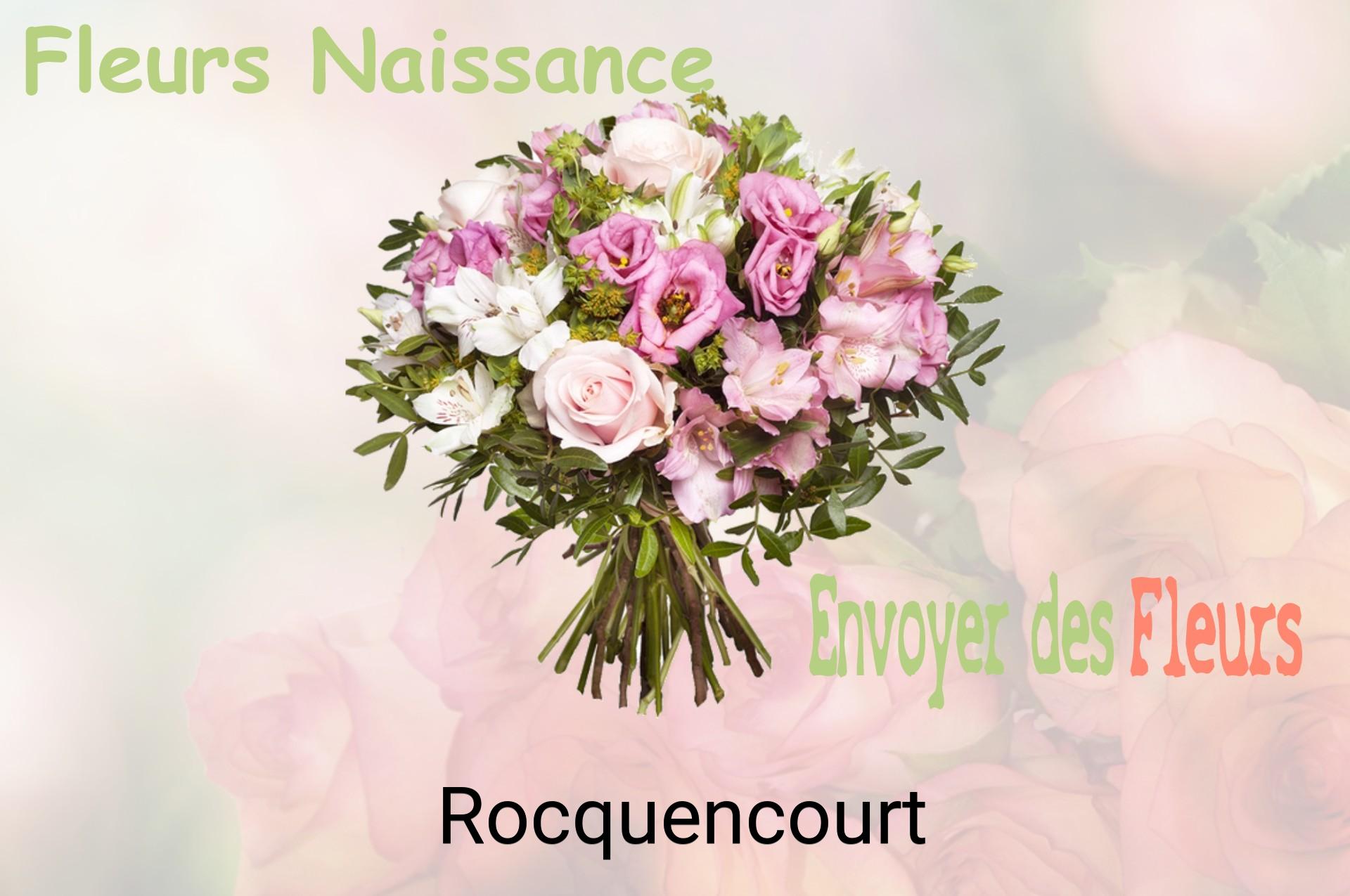 Bouquet de fleurs de naissance livré à Rocquencourt